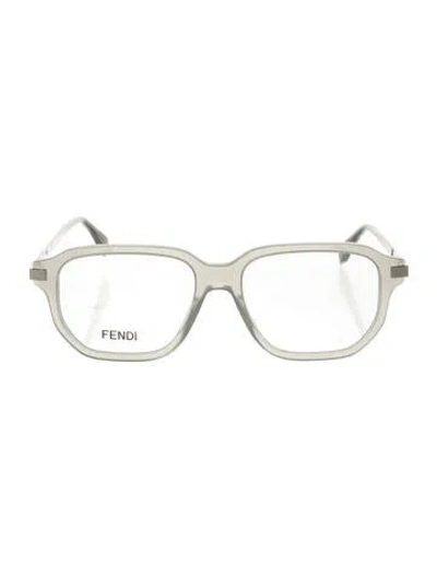Pre-owned Fendi Square Eyeglasses W/ Tags In Gray