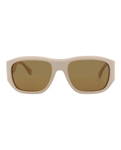 Fendi Square-frame Acetate Sunglasses With Saddle Nose Bridge