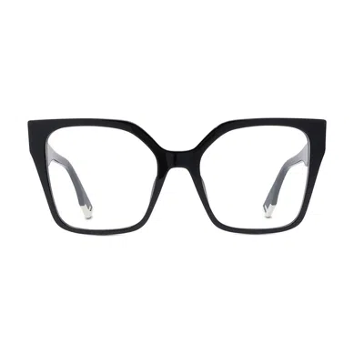 Fendi Square Frame Glasses In 001 - Black