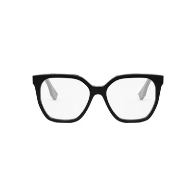 Fendi Square Frame Glasses In 001