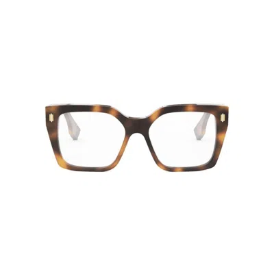Fendi Square Frame Glasses In 053