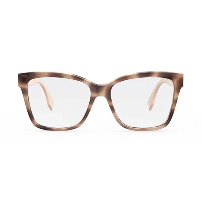 FENDI SQUARE FRAME GLASSES