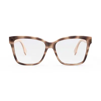 Fendi Square Frame Glasses In 055