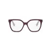Fendi Square Frame Glasses In 081 - Red