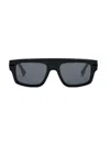 Fendi Fe40091u 01a Flattop Sunglasses In 01a - Black