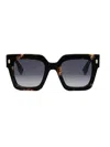 Fendi Fe40101i 55b Havana/serigrafato Sunglasses