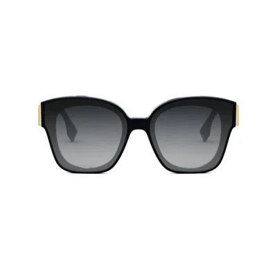 Fendi Square Frame Sunglasses In 90b