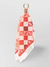 Fendi Square Pattern Ring Charm
