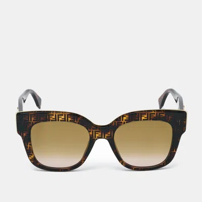 Pre-owned Fendi Square Sunglasses