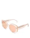 Fendi Square Sunglasses, 51mm In Neutral