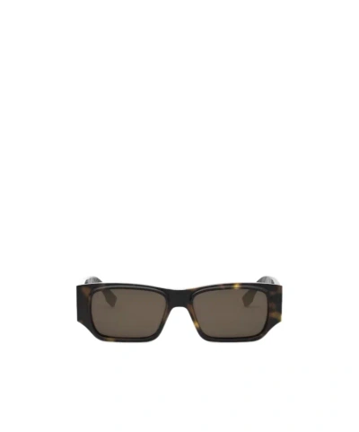 Fendi Square Sunglasses In Brown