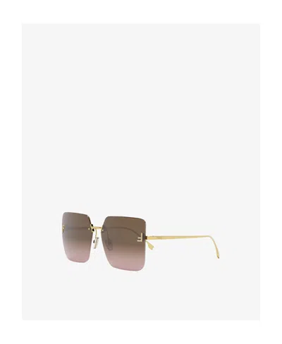 Fendi Square Sunglasses In Brown