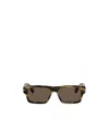Fendi Selleria 54mm Rectangular Sunglasses In Green