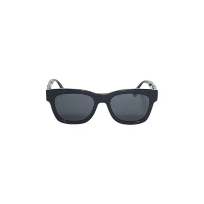 Pre-owned Fendi Square Sunglasses 'shiny Blue/smoke' | Men's Size Onesize