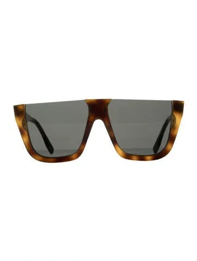 Pre-owned Fendi Square Tinted Sunglasses In Brown