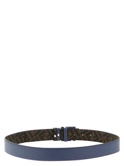 Fendi Squared Ff Belts Multicolor