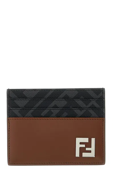 FENDI FENDI 'SQUARED FF' CARD HOLDER