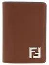Fendi Squared Ff Wallets And Card Holders Brown