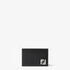 Fendi Squared Ff Cards Holder In Black