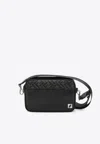 Fendi Adjustable Detachable Shoulder Strap Camera Case In Black