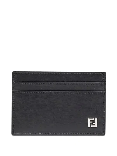 Fendi Squared Ff Leather Wallet