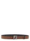 Fendi 'squared Ff' Reversible Belt