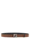 Fendi 'squared Ff' Reversible Belt