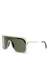 Fendi Squared Mask Shield Sunglasses, 140mm In Multi