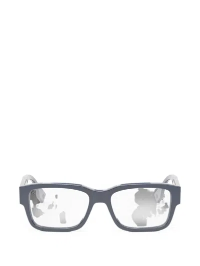 Fendi Square-frame Glasses In Blue