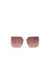 Fendi Square-shaped Sunglasses In Multi