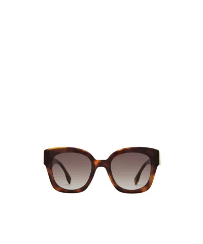 Fendi Square-shaped Thick-framed Sunglasses In No