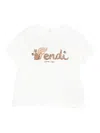 Fendi Squirrel-print T-shirt In White