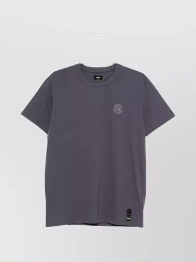 FENDI STAMP CREW NECK T-SHIRT