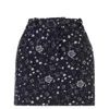 Fendi Starry Sky Print Mini Skirt In Blue