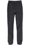 Fendi Straight Cut Selleria Jeans For Men In Blue