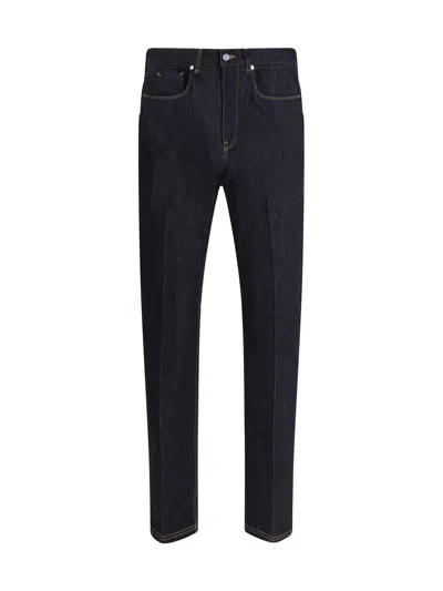 Fendi Long Jeans In Blue