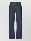 Fendi Straight Leg Denim Trousers With Five Pockets In Blue