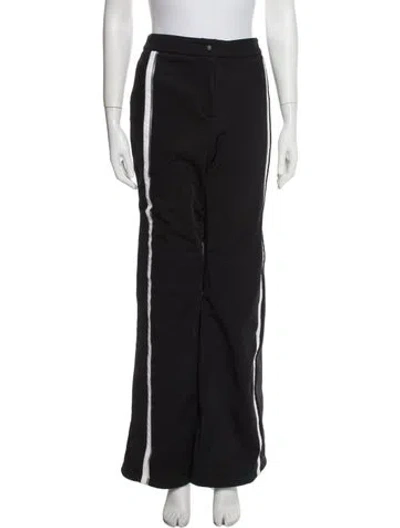 Pre-owned Fendi Straight Leg Pants In Black