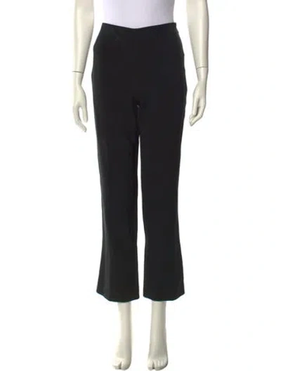 Pre-owned Fendi Straight Leg Pants In Black