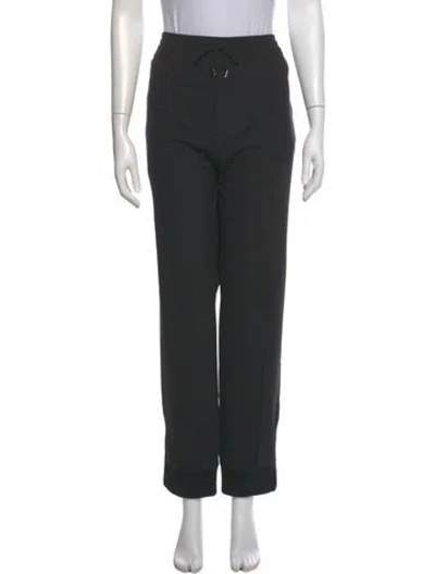 Pre-owned Fendi Straight Leg Pants In Black