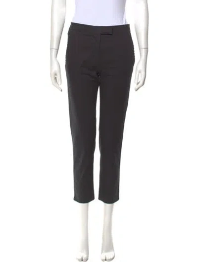 Pre-owned Fendi Straight Leg Pants In Black