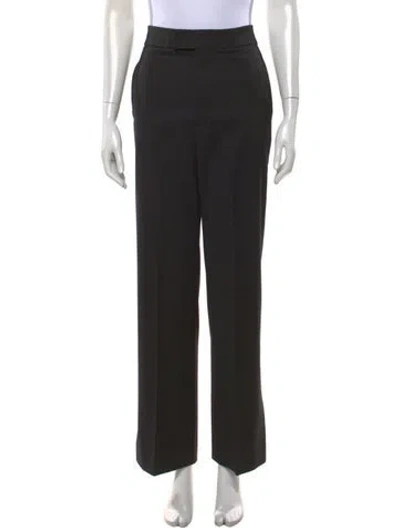 Pre-owned Fendi Straight Leg Pants In Black