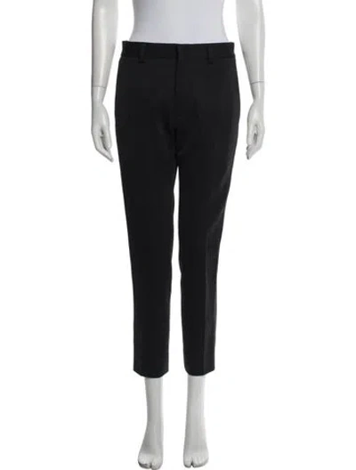 Pre-owned Fendi Straight Leg Pants In Black