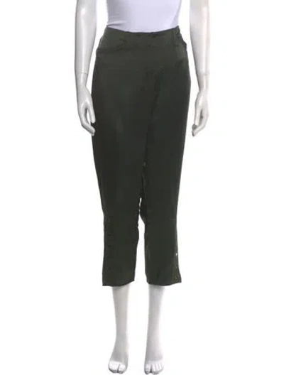Pre-owned Fendi Straight Leg Pants In Green