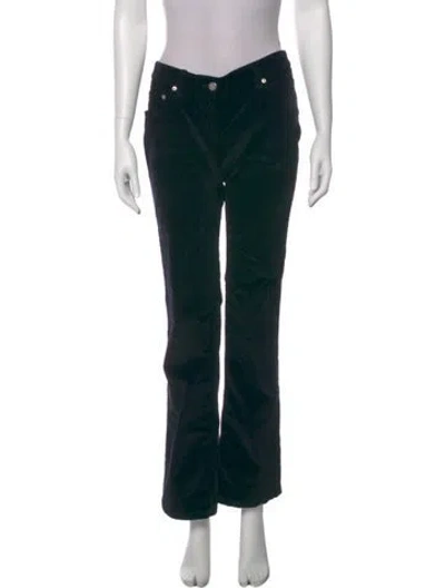 Pre-owned Fendi Straight Leg Pants In Green
