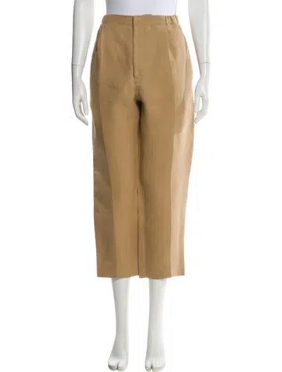Pre-owned Fendi Straight Leg Pants In Neutral