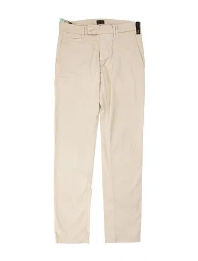 Pre-owned Fendi Straight Leg Pants In Neutral