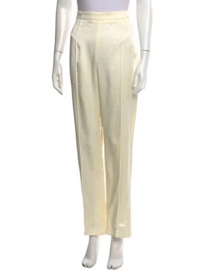 Pre-owned Fendi Straight Leg Pants In Neutrals/white