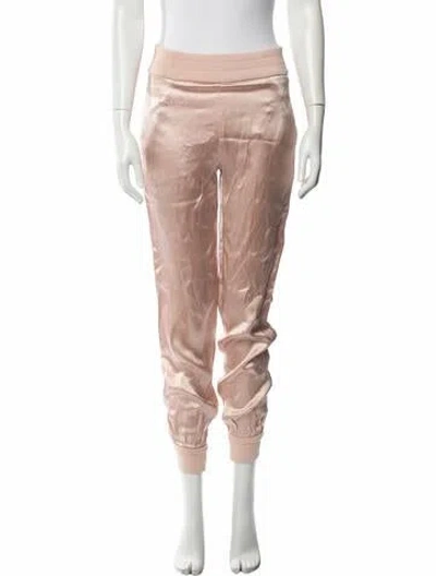 Pre-owned Fendi Straight Leg Pants In Pink