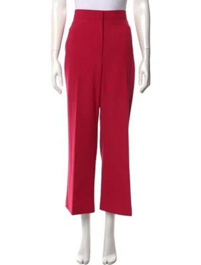 Pre-owned Fendi Straight Leg Pants In Red